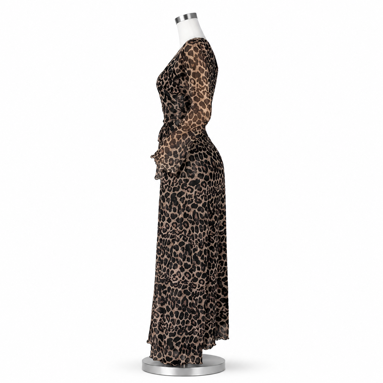 Robe Léopard Asymétrique