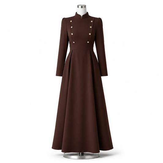 Robe Col Montant