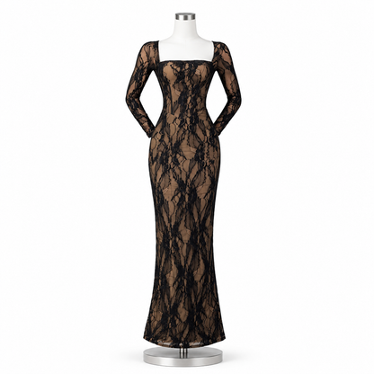 Robe Dentelle Noire